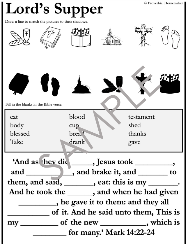 Baptism & Communion (Sound Words for Kids: Lessons in Theology, Unit 8)