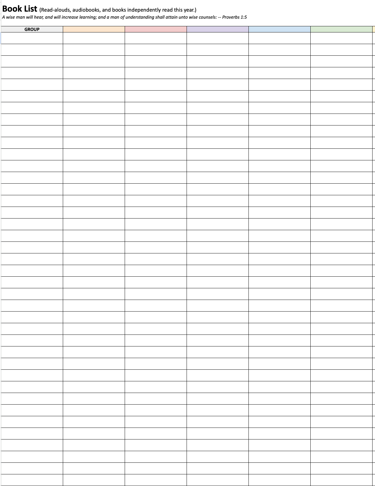 ⭐️NEW!⭐️ Rhythms & Routines Homeschool Planner -- Google Sheets Edition