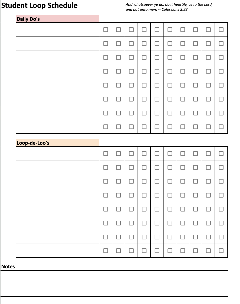 ⭐️NEW!⭐️ Rhythms & Routines Homeschool Planner -- Google Sheets Edition