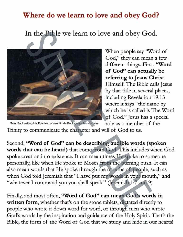 God's Word (Sound Words for Kids: Lessons in Theology, Unit 6)
