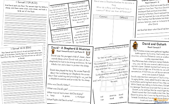 David Printable Pack