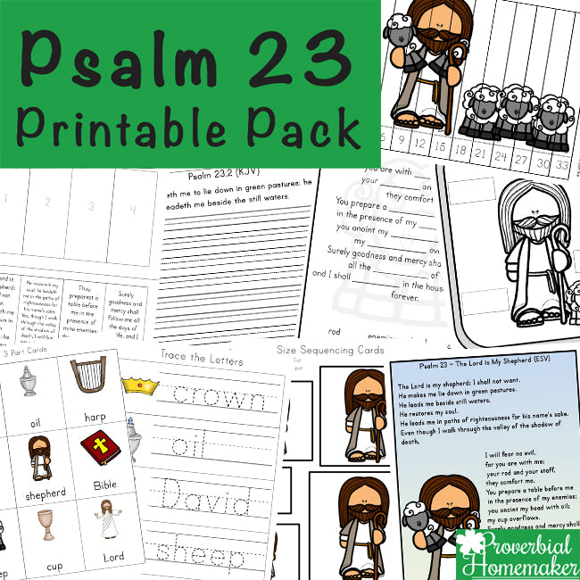Psalm 23 Printable Pack
