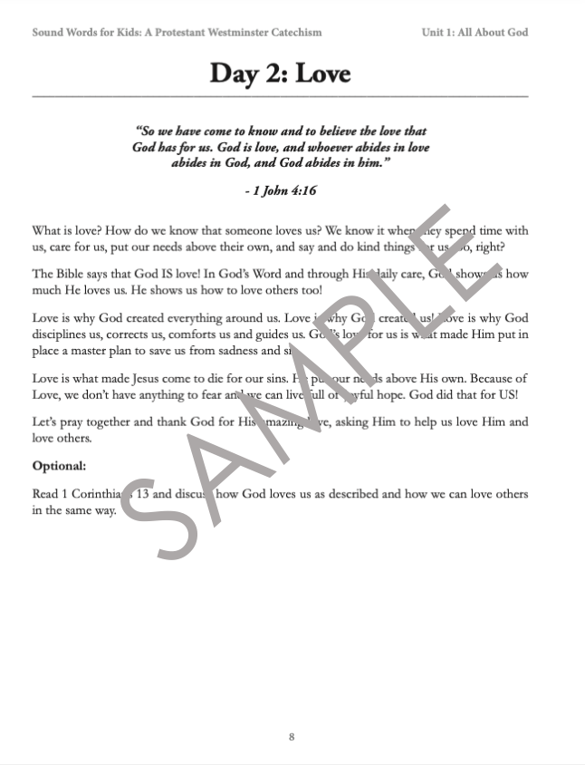 Free 12-Day Attributes of God Devotion & Activities