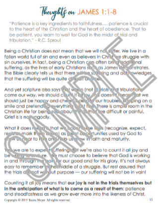 James Family Bible Study