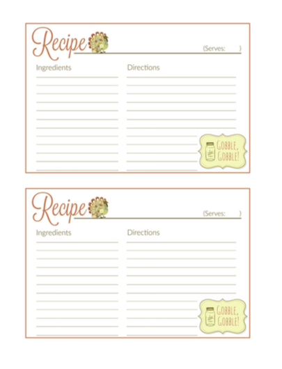 Holiday Planner for Thanksgiving & Christmas