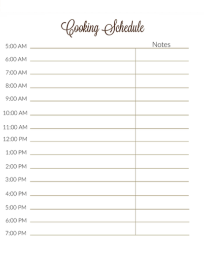 Holiday Planner for Thanksgiving & Christmas