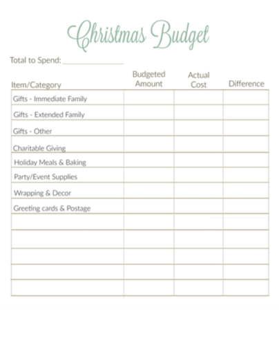 Holiday Planner for Thanksgiving & Christmas
