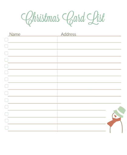 Holiday Planner for Thanksgiving & Christmas