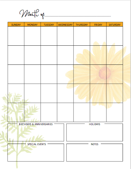 Rhythms & Routines Homeschool Planner — Fillable PDF Version