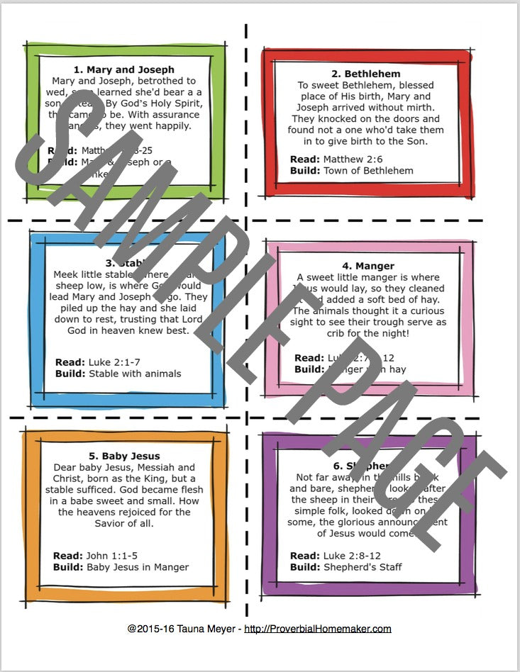 Christmas Brick Challenge & Learning Pack