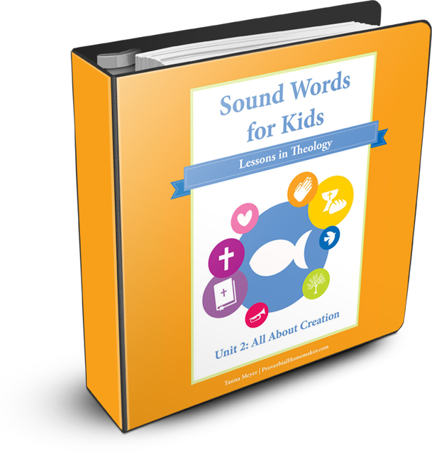 All About Creation (Sound Words for Kids: Lessons in Theology, Unit 2)