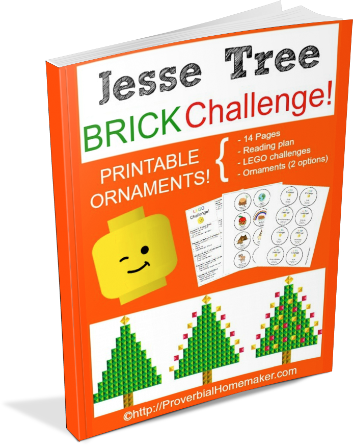 Jesse Tree Brick Challenge & Ornaments