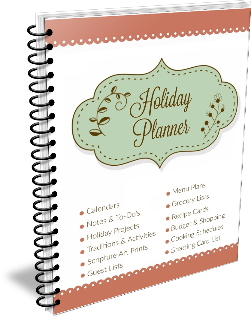 Holiday Planner for Thanksgiving & Christmas