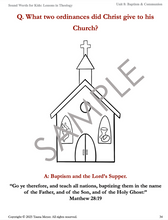 Baptism & Communion (Sound Words for Kids: Lessons in Theology, Unit 8)