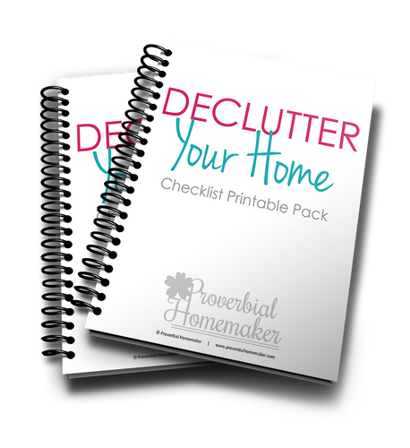 Decluttering Your Home Planner