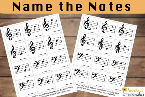 Beginner Music Theory Printable Pack