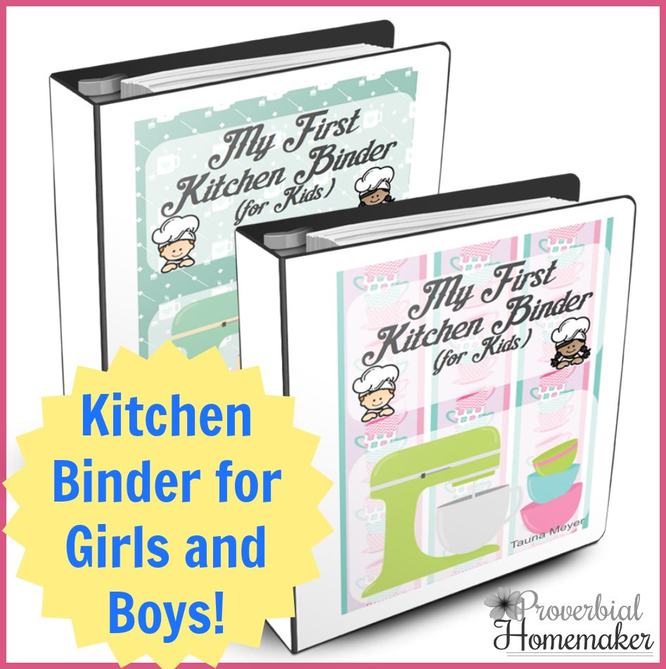 My First Kitchen Binder for Kids