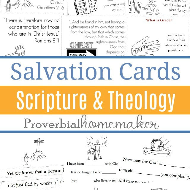 Scripture & Theology Cards: Salvation