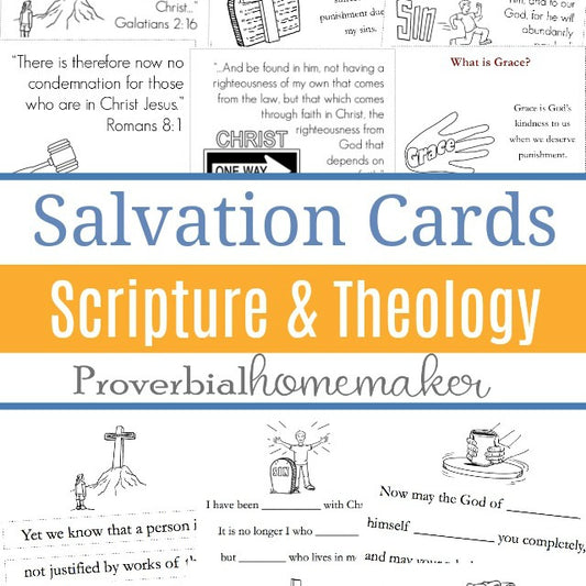 Scripture & Theology Cards: Salvation