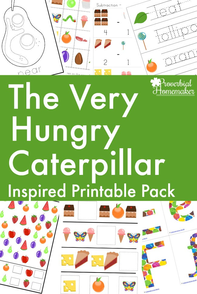 Hungry Caterpillar Printable Pack