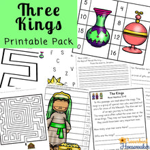 Three Kings Printable Pack & Bible Study