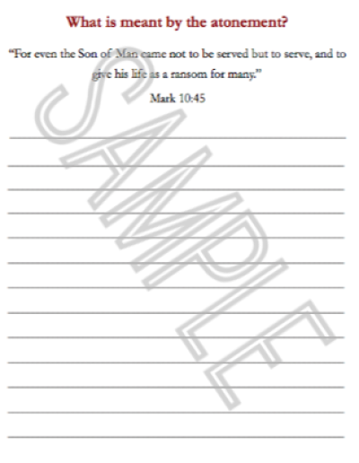 Christ and His Work (Sound Words for Kids: Lessons in Theology, Unit 5)