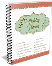 Holiday Planner for Thanksgiving & Christmas