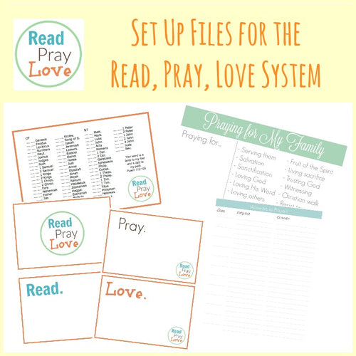 Read, Pray, Love Set Up Files